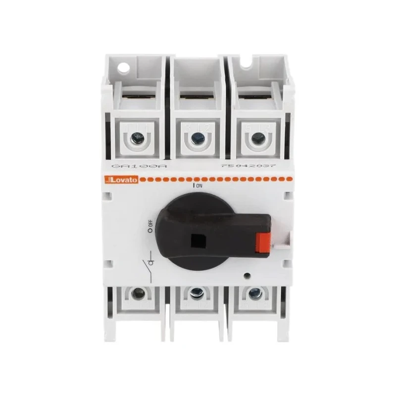 Lovato Electric 3-Pole Panel Switch Disconnector IP20, 100A, 45 kW 