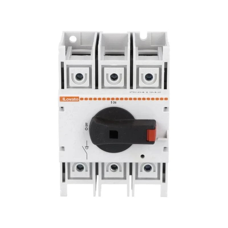 Lovato Electric 3-Pole Panel Switch Disconnector, IP20, 80A, 45 kW 