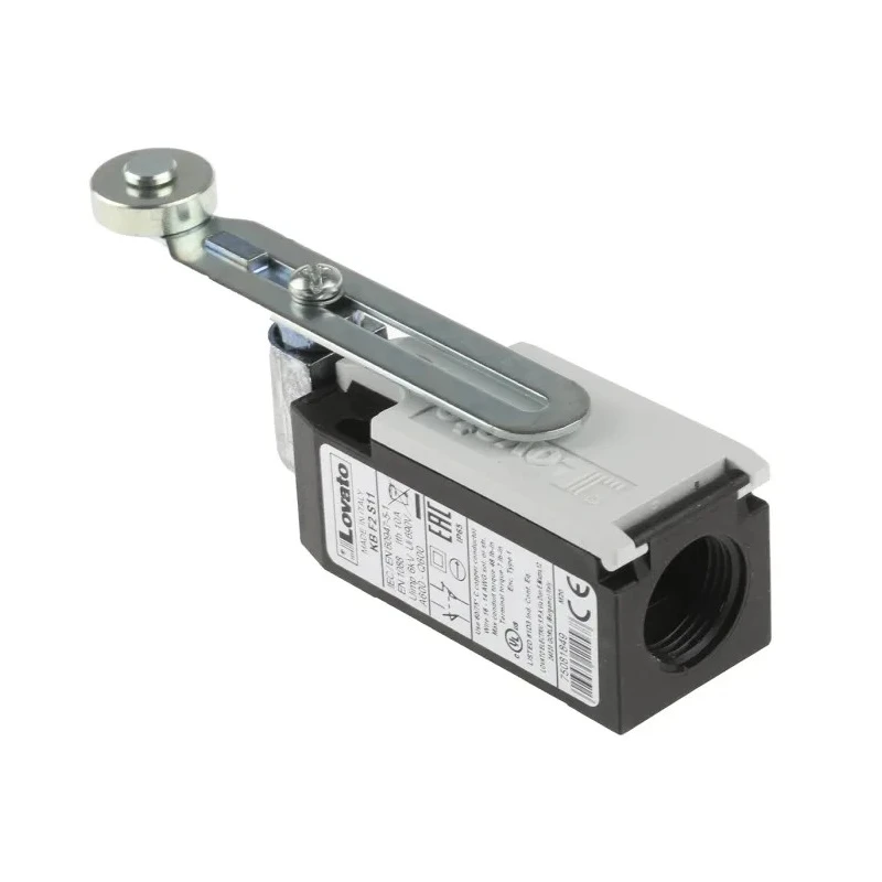 Lovato Electric K Series Adjustable Roller Lever Limit Switch, IP20/IP65, Polymer Thermoplastic Housing, 690V AC, 10A 