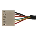 Bulgin Female Mini USB Type AB Mountable USB Cable Black 100mm PX0456
