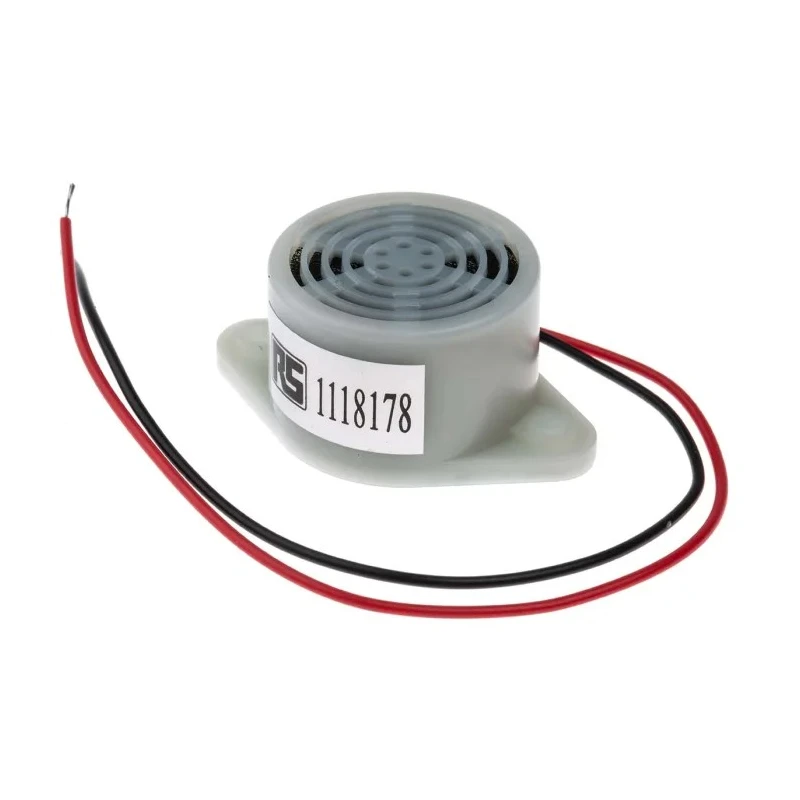 RS Pro Magnetic Buzzer Component Base Mount Panel Mount Continuous Tone 95 dB 7-12 V dc 17.6 mm Height 111-8178