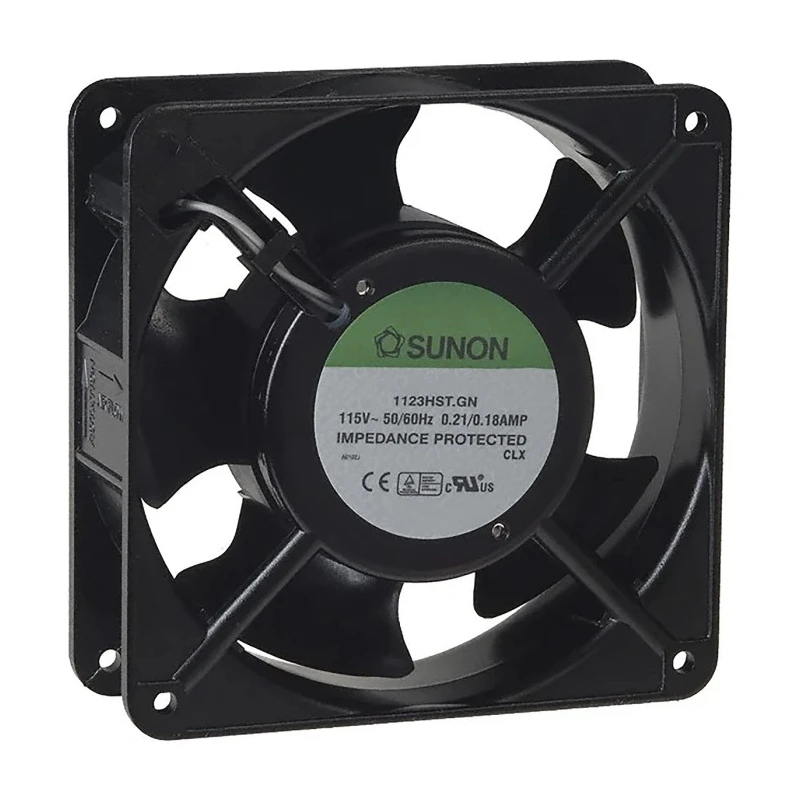 Sunon SF Series AC Axial Fan 115V AC 20W 210mA 144.4 m³/h Air Flow 119mm x 119mm x 38.5mm SP101A-1123HST.GN