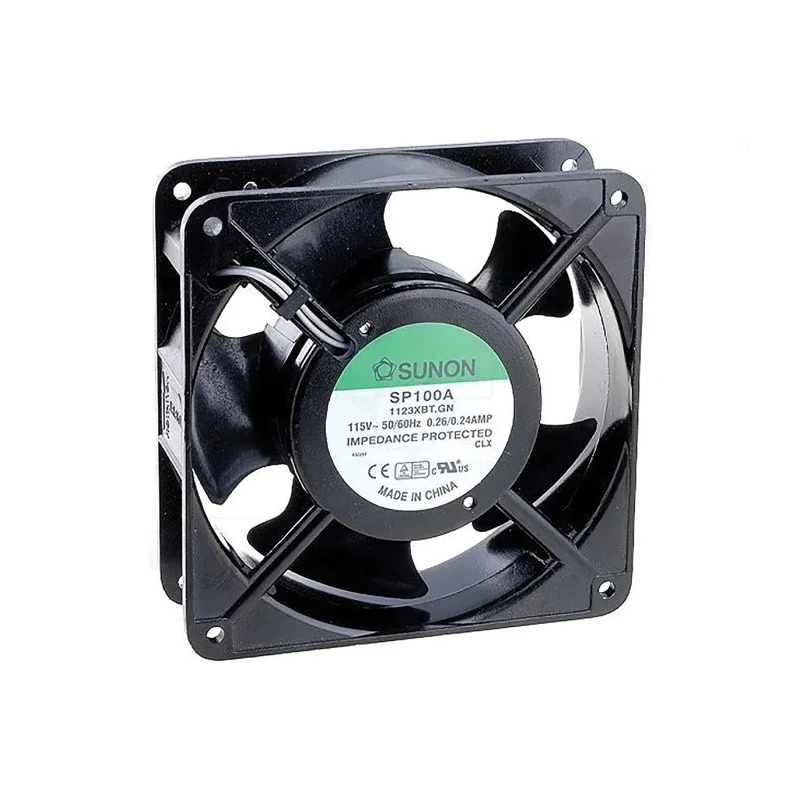 Sunon SF Series Ball Bearing AC Axial Fan 115V AC 22W 260mA 164.8 m³/h 120 mm Frame SP100A-1123XBT.GN