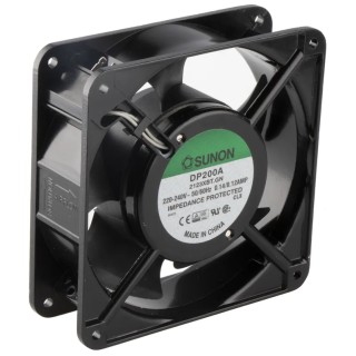 Sunon DP200 Series AC Axial Fan, 230V AC, 22W Power, 164.8 m³/h Air Flow, Ball Bearing, 119x119x38.5 mm 