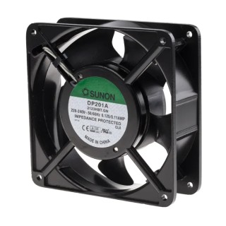 Sunon DP201 Series Axial Fan 230V AC 20W 125mA Ball Bearing Square Frame 120mm 119x119x38.5mm 