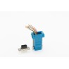 MH Connectors D-Sub Adapter 9-Way D-Sub Female to Female RJ45 Female Nickel over Copper DA9-SMJ8-B-K