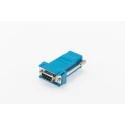 MH Connectors D-Sub Adapter 9-Way D-Sub Female to Female RJ45 Female Nickel over Copper DA9-SMJ8-B-K