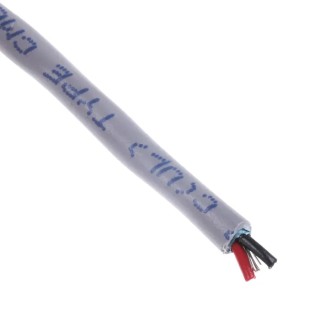 Alpha Wire Alpha Essentials Communication & Control Data Cable 1 Pair 2 Cores 30m Grey Polyvinyl 5471C SL005