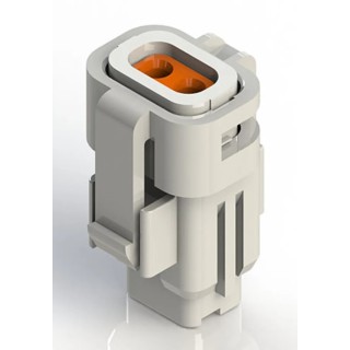 EDAC 2 Pole Wire to Wire Connector Cable 250V 3A Crimp Female Connector 560-002-000-211