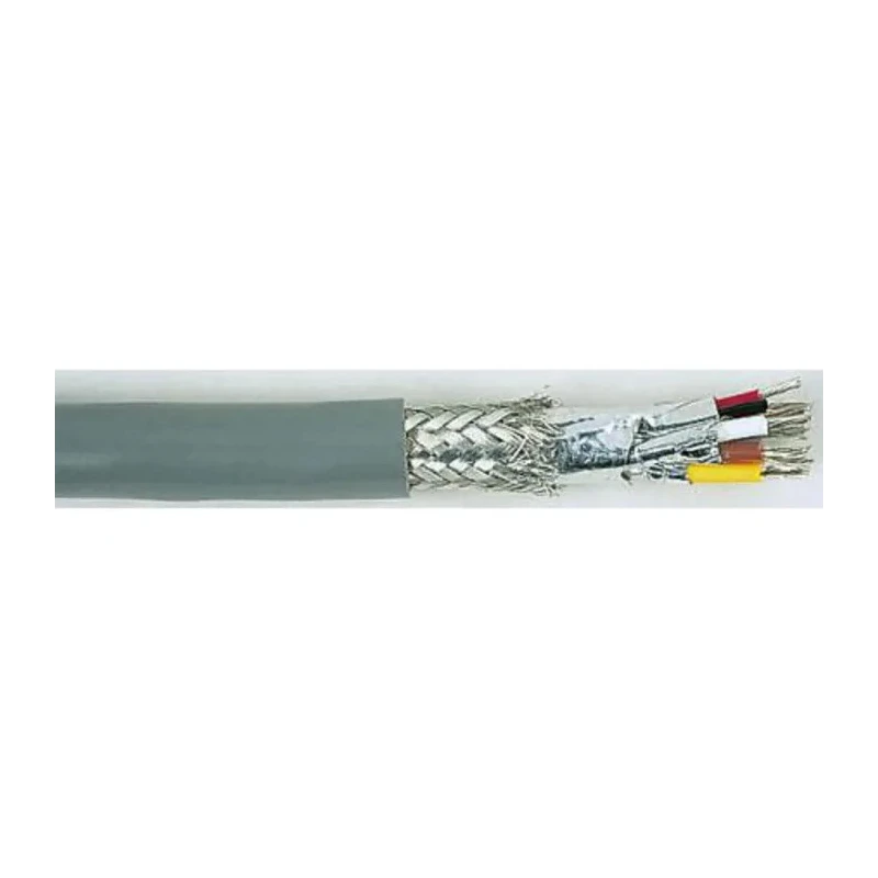 Alpha Wire Alpha Essentials Coaxial Cat5 Ethernet Cable 4 Core Grey PVC 30m 300V 20AWG 9853C SL005