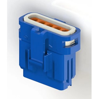 EDAC 5 Pole Wire to Wire Connector Cable, 3A Current, 250V Voltage, Crimp Termination, Series 560 560-005-000-411