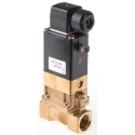 Burkert Solenoid Valve 2 Port NC Brass Body 24V DC 13mm Orifice Diameter 10 bar Operating Pressure 134430