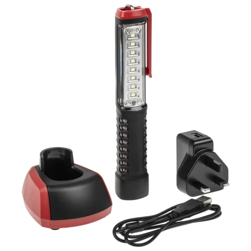RS PRO Inspection Lamp Handheld 215 lm Lithium-ion Battery 3.7V 0.5W Rechargeable 5h Run Time 111-7926