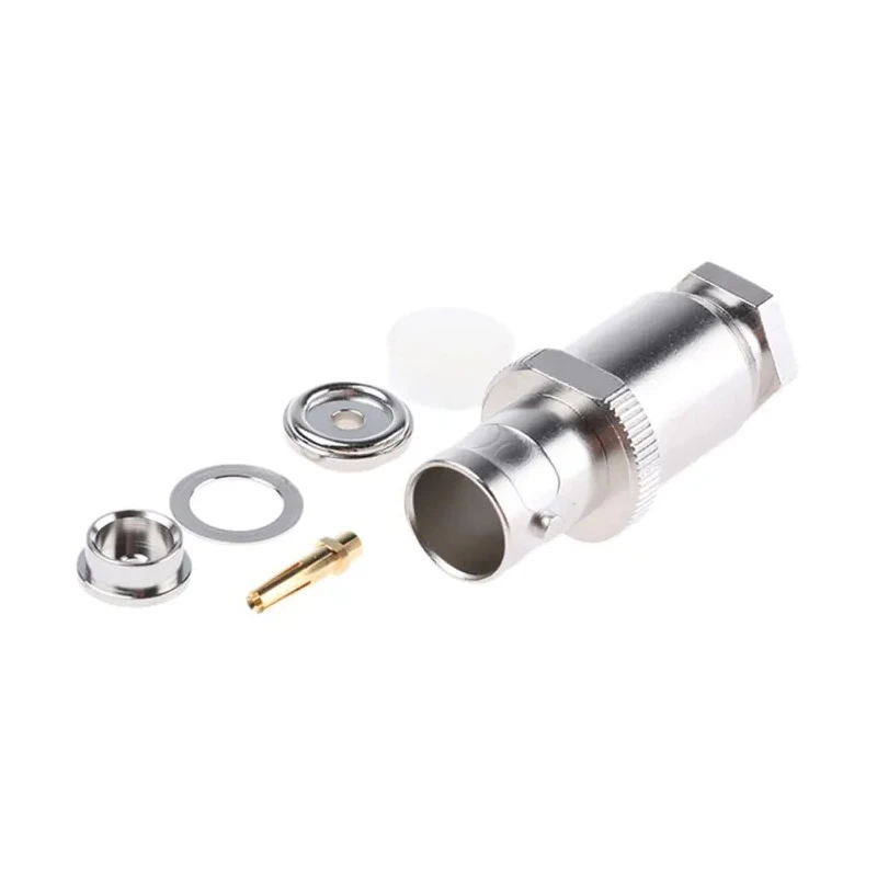 Telegartner BNC Series Coaxial Connector Cable Female BNC, 50 Ω, Straight Body Clamp J01001A0033