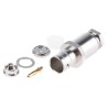Telegartner BNC Series Coaxial Connector Cable Female BNC, 50 Ω, Straight Body Clamp J01001A0033