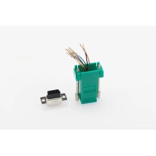 MH Connectors D-Sub Adapter 9-Way DA-9 Shell Size Male to Female RJ45 Adapter 33mm DA9-PMJ8-G-K