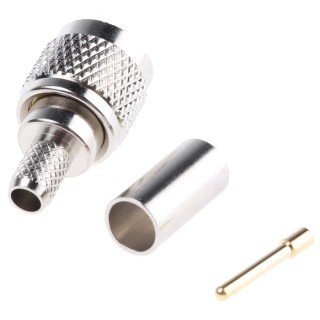 Telegartner UHF Series Coaxial Connector Cable Male UHF, 50 Ω, Straight Body Crimp J01045F0000