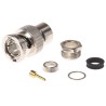 Telegartner BNC Series 75 Ω Male BNC Connector Cable, Straight Body Clamp J01002A0609