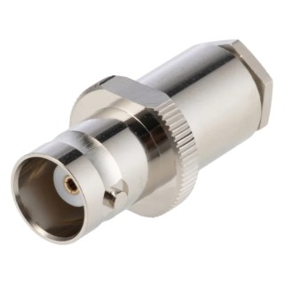 Telegartner BNC Series Coaxial Connector Cable Female BNC, 50 Ω, Straight Body Clamp J01001A0804