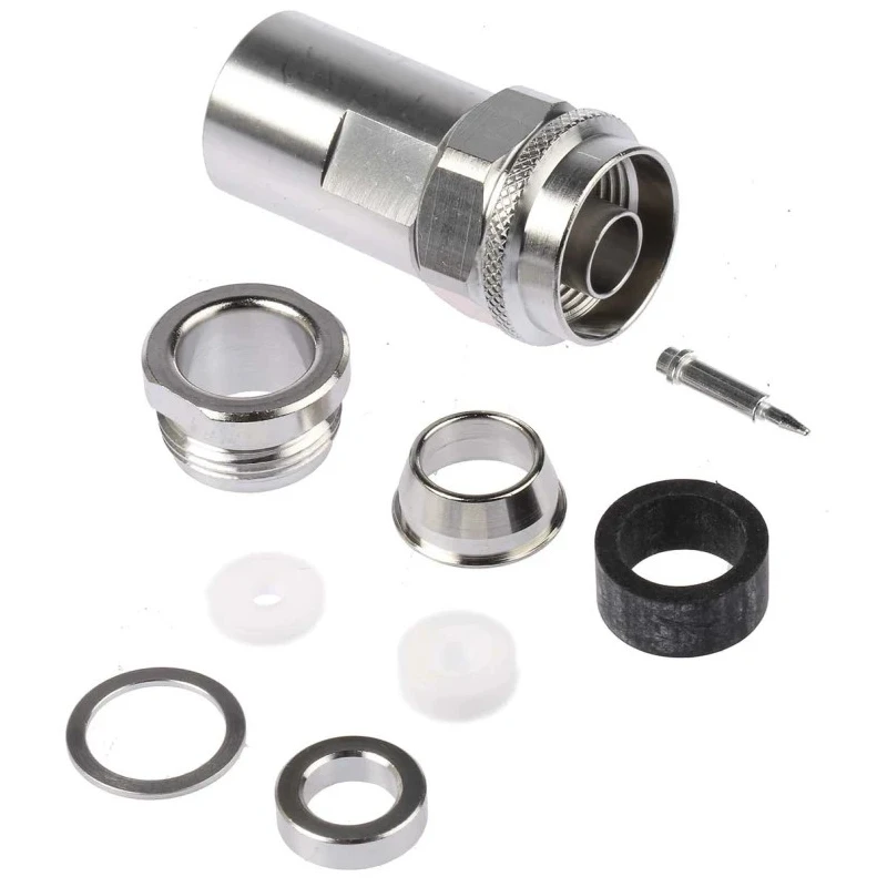 Telegartner N Series Coaxial Connector Cable Male N Connector 50 Ω Straight Body Solder J01020I1070