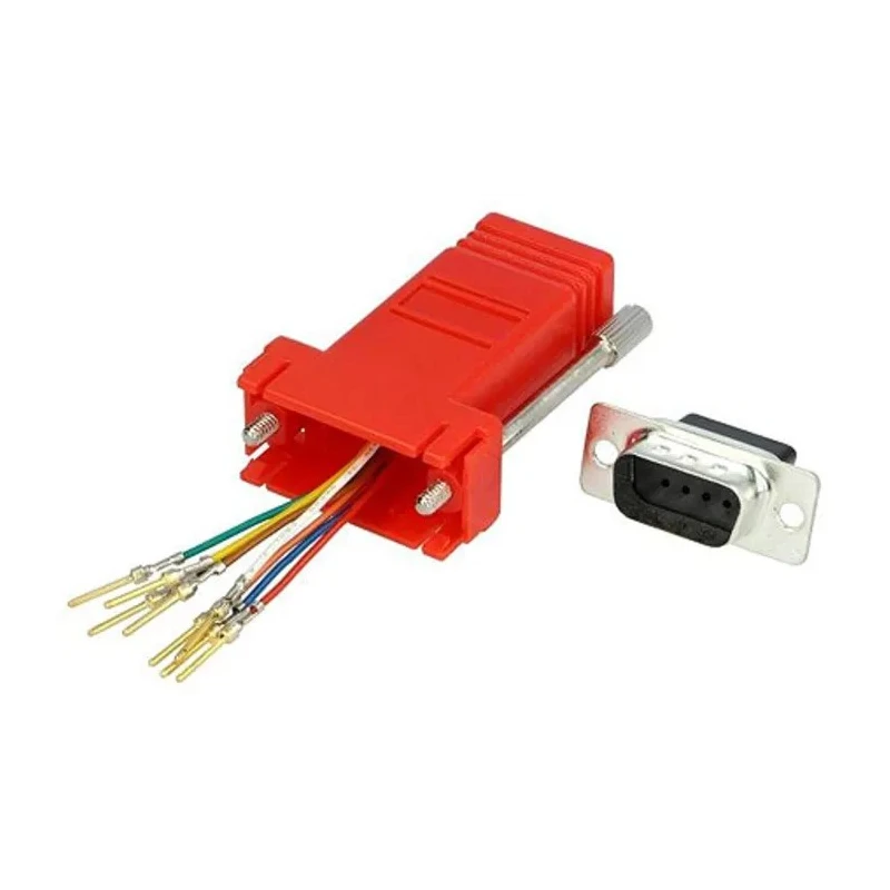 MH Connectors D-Sub Adapter 9-Way Female to Female RJ45 DA9-SMJ8-R-K