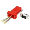 MH Connectors D-Sub Adapter 9-Way Female to Female RJ45 DA9-SMJ8-R-K