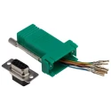 MH Connectors 9-Way Female to Female RJ45 D-Sub Adapter DA9-SMJ8-G-K