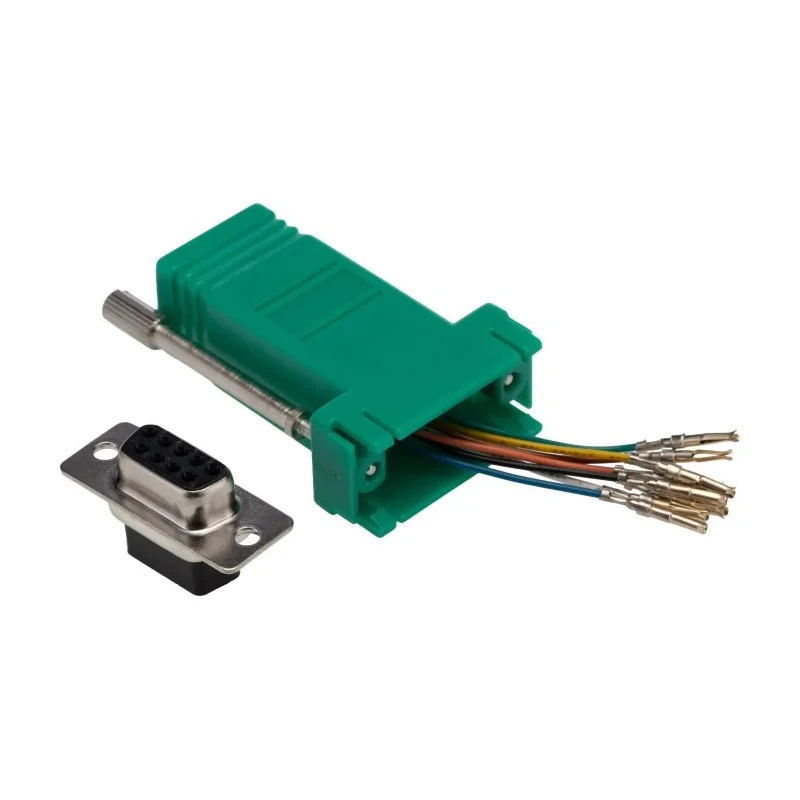 MH Connectors 9-Way Female to Female RJ45 D-Sub Adapter DA9-SMJ8-G-K