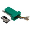 MH Connectors 9-Way Female to Female RJ45 D-Sub Adapter DA9-SMJ8-G-K