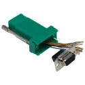 MH Connectors 9-Way Female to Female RJ45 D-Sub Adapter DA9-SMJ8-G-K