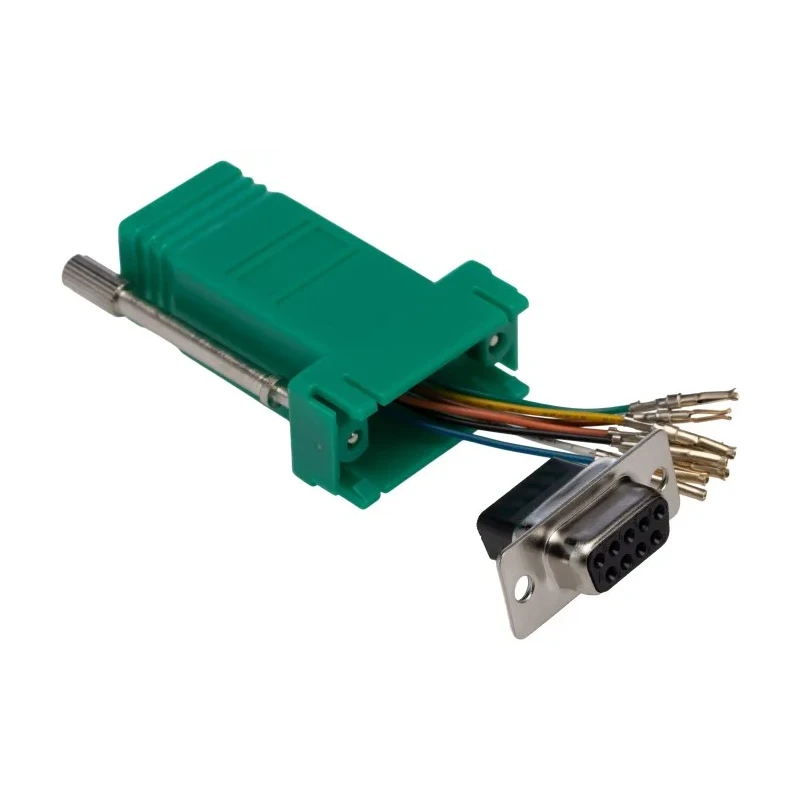 MH Connectors 9-Way Female to Female RJ45 D-Sub Adapter DA9-SMJ8-G-K
