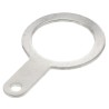Telegartner Brass Nickel Plated Solder Tag with 9.7mm Inside Diameter and 21.3mm Overall Length C04001A1263