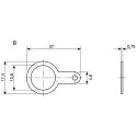 Telegartner Coaxial Connector Accessory Solder Tag Tin Finish for Coaxial Connector C04001A1267