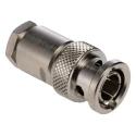 Telegartner BNC Series 75 Ω Straight Body Clamp Male Coaxial Connector Cable J01002A1216