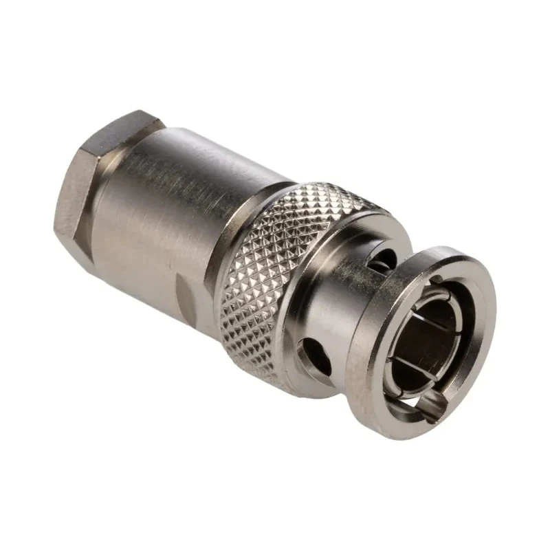 Telegartner BNC Series 75 Ω Straight Body Clamp Male Coaxial Connector Cable J01002A1216