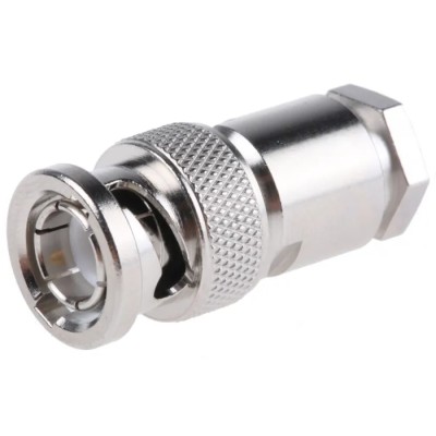 Telegartner BNC Series 50 Ω Coaxial Connector Cable Male BNC, Straight Body Clamp J01000A0606