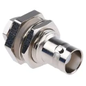 Telegartner BNC Series Coaxial Connector Panel Mount Female BNC, 50 Ω, Straight Body Clamp 100123526