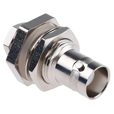 Telegartner BNC Series Coaxial Connector Panel Mount Female BNC, 50 Ω, Straight Body Clamp 100123526