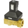 Burkert Stainless Steel 2 Port Normally Closed Solenoid Valve 230V AC 10 bar Max Pressure 20mm Orifice 6213 Series 141246