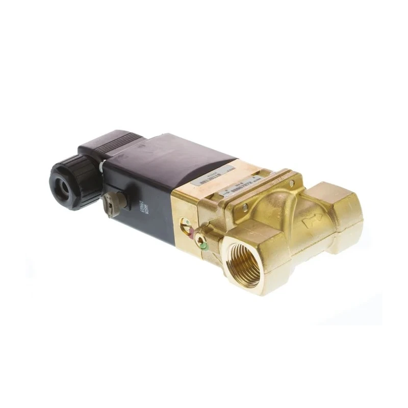 Burkert 2 Port NC Solenoid Valve 230V AC Brass Body 13mm Orifice Diameter 10 bar Max Pressure 134433