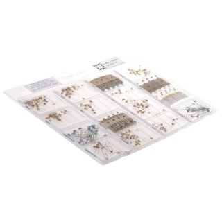 Nova Through Hole Ceramic Capacitor Kit 305, Non-Polarised, 10V to 100V DC, 1nF to 2.2μF CCC-37