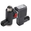 Burkert Solenoid Valve 3 Port NC 24V DC 1/4 in G Polyamide Body 10 Bar Maximum Pressure 425285