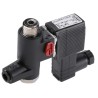 Burkert Solenoid Valve 3 Port NC 24V DC 1/4 in G Polyamide Body 10 Bar Maximum Pressure 425285