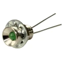 RS PRO Green Panel Mount Indicator 2V DC 10mA Recessed Bezel 11mm Length 6.5mm Mount Hole 113-3971