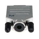 ASSMANN WSW AMET Series Zinc Straight D-Sub Backshell 9 Way Strain Relief AMET-09 RS