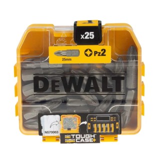 DeWALT Screwdriver Bit Set PZ2 Tip 25-Piece Durable Impact Driver Bits DT71521-QZ