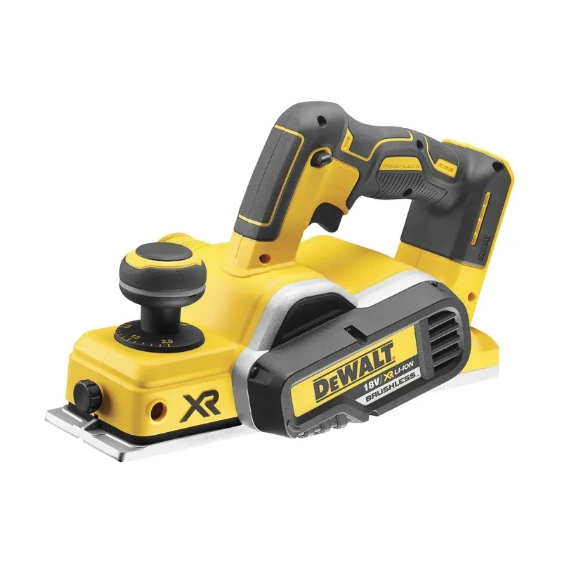 DeWALT 18V Brushless Cordless Planer 370mm Length, 2mm Depth of Cut, 15000 RPM Speed DCP580N-XJ