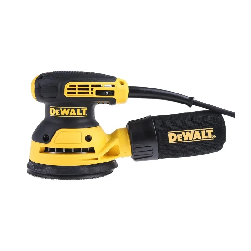 DeWALT 125 mm Corded Brushed Orbital Sander 280W Motor Variable Speed 8000-12000rpm DWE6423