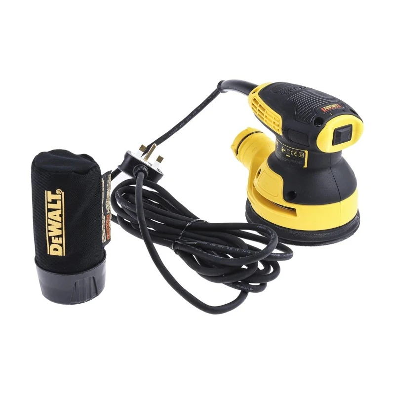 DeWALT 125 mm Corded Brushed Orbital Sander 280W Motor Variable Speed 8000-12000rpm DWE6423