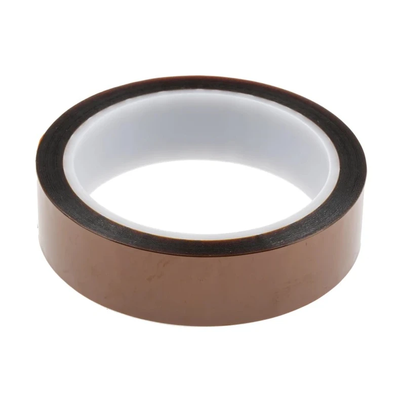 Hi-Bond Amber Polyimide Film Electrical Tape 25mm x 33m Silicone Adhesive High Temperature HB830